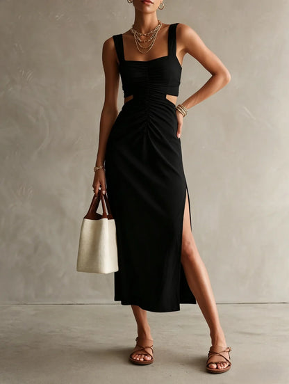 Althea Ruched Maxi Dress