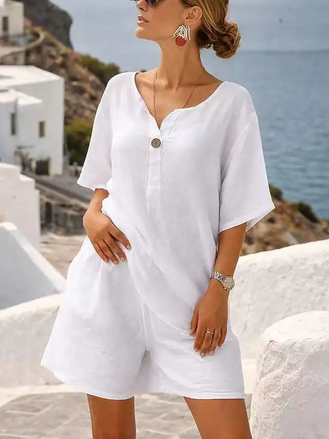 Celeste Vacation Shorts Set