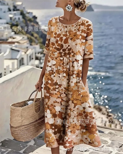 Valentina Boho Floral Maxi Dress