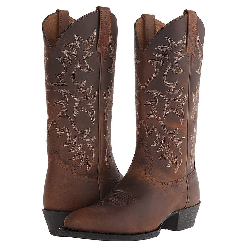 Astra Embroidered Western Cowboy Boots