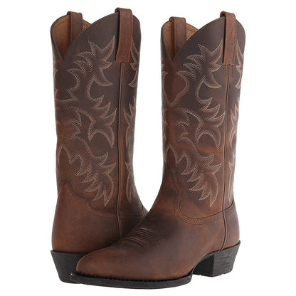 Astra Embroidered Western Cowboy Boots