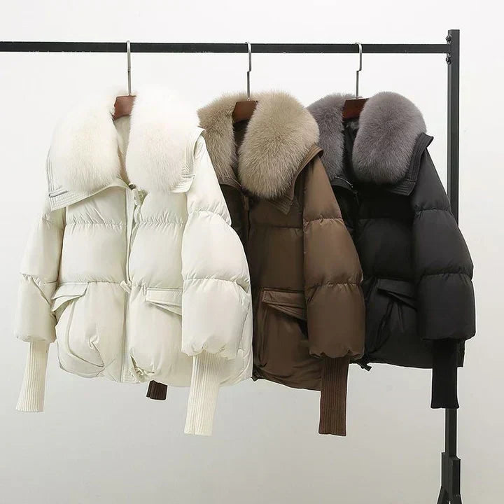 Mirelle Faux Fur Collar Puffer Jacket