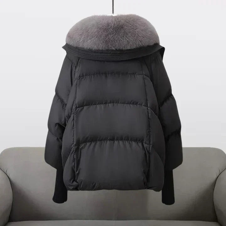 Mirelle Faux Fur Collar Puffer Jacket