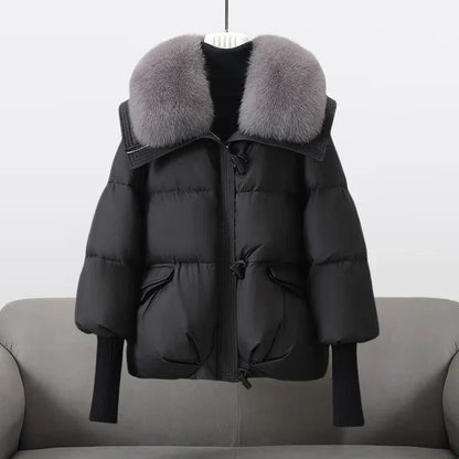 Mirelle Faux Fur Collar Puffer Jacket