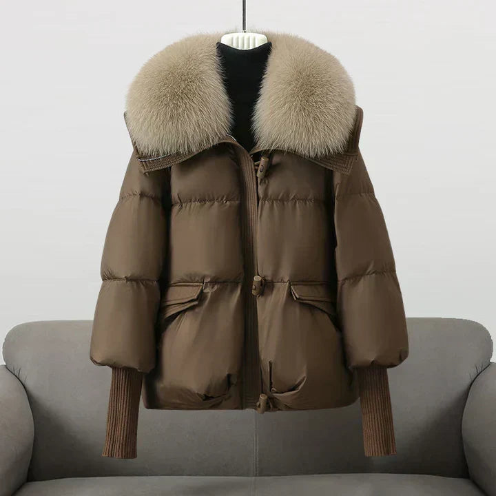 Mirelle Faux Fur Collar Puffer Jacket