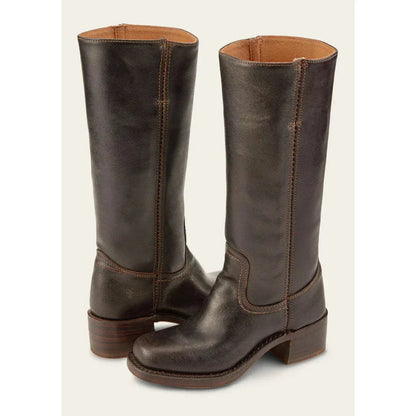 Ottilia Square Toe Knee-High Riding Boots