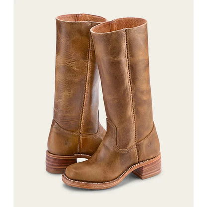Ottilia Square Toe Knee-High Riding Boots