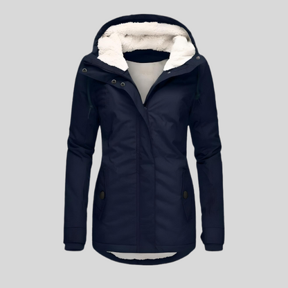 Adelina Waterproof Hooded Rain Jacket