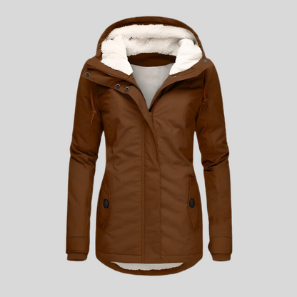 Adelina Waterproof Hooded Rain Jacket