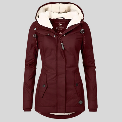 Adelina Waterproof Hooded Rain Jacket