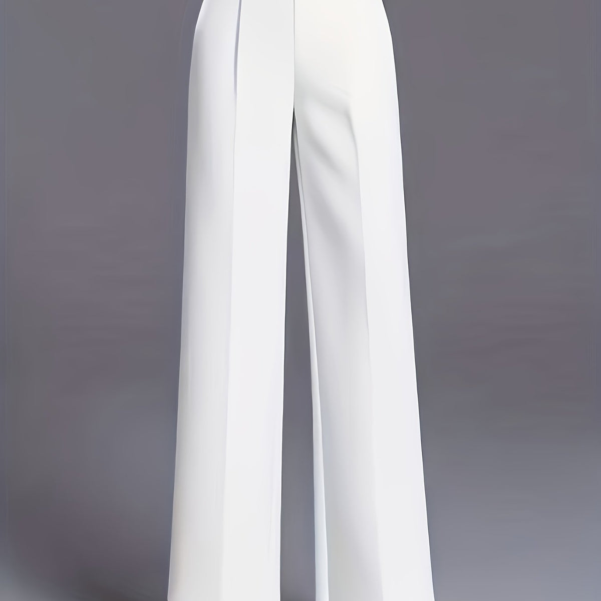 Thalia Comfortable High-Waist Wide-Leg Pants