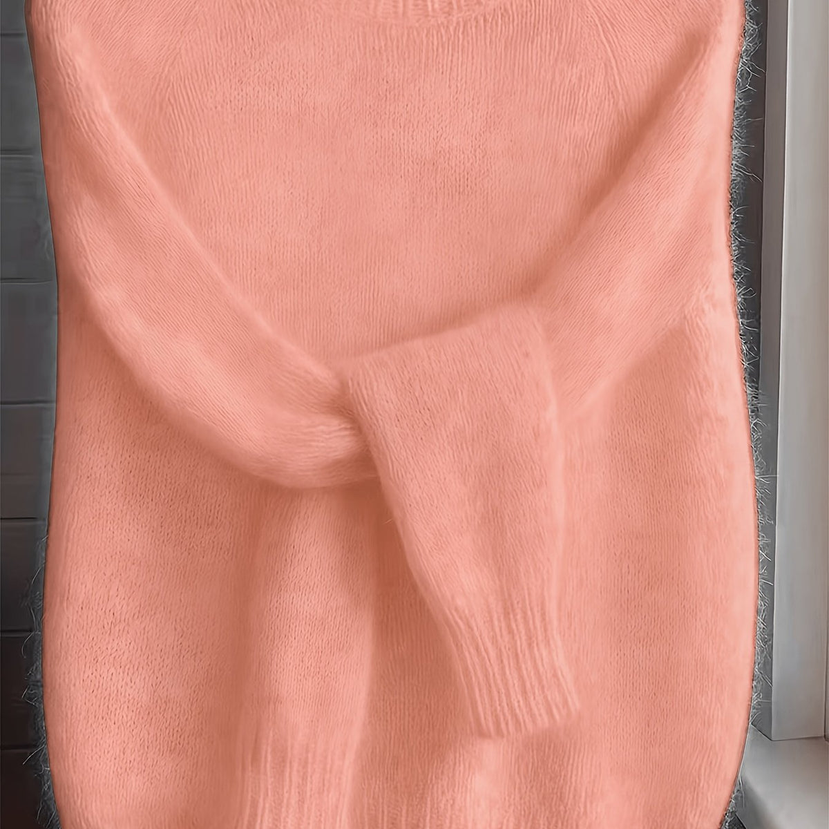 Melina Textured Round-Neck Knit Sweater