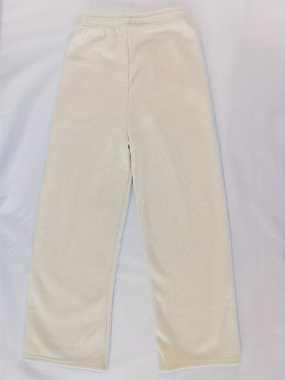 Anya Warm Lined Wide-Leg Pants