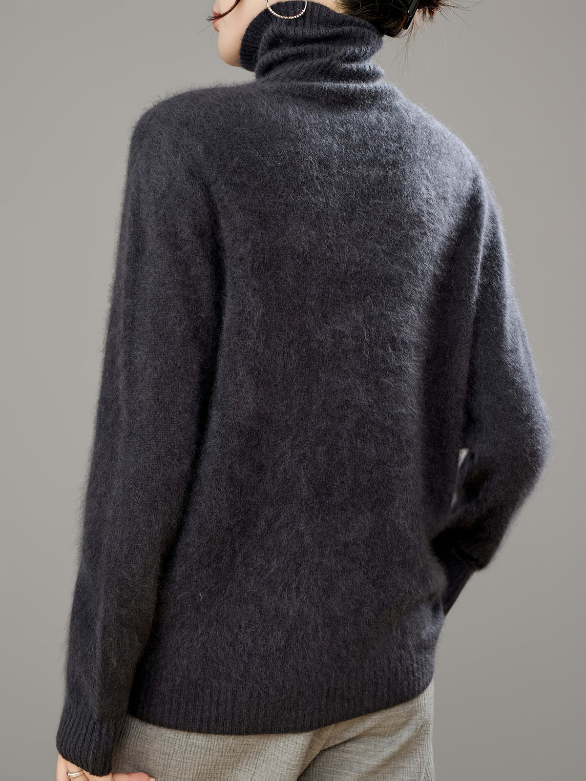 Annelise Cashmere Wool Turtleneck Sweater