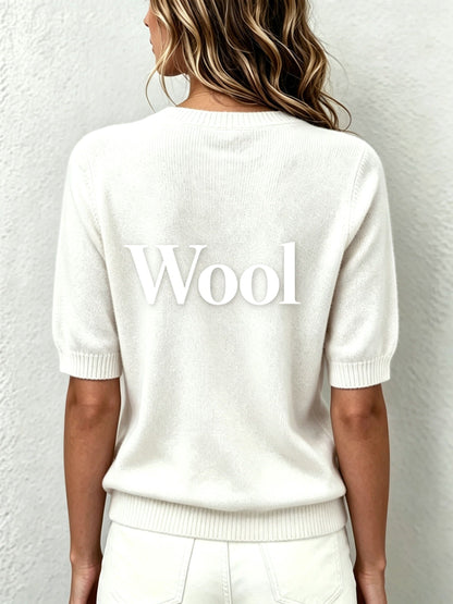 Aurelia Cashmere Blend V-Neck Sweater