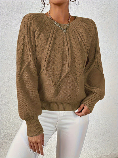 Lisandra Relaxed Cable-Knit Sweater