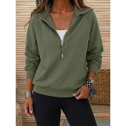 Linette Quarter-Zip Sweatshirt