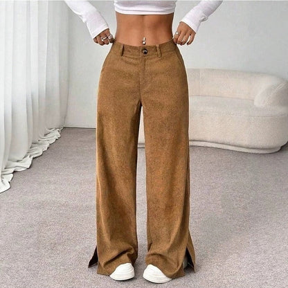 Petra Comfortable High-Waist Wide-Leg Pants