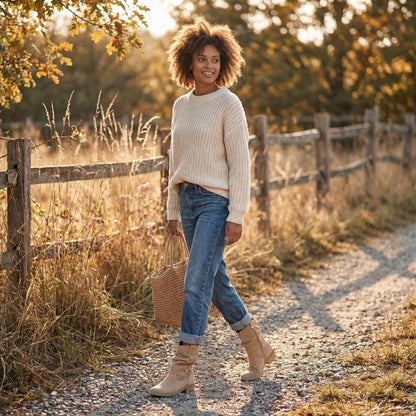 Petra Suede Western Ankle Boots