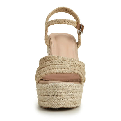 Elena Espadrille Platform Wedge Sandals
