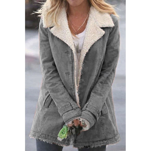 Isolde Sherpa-Lined Coat