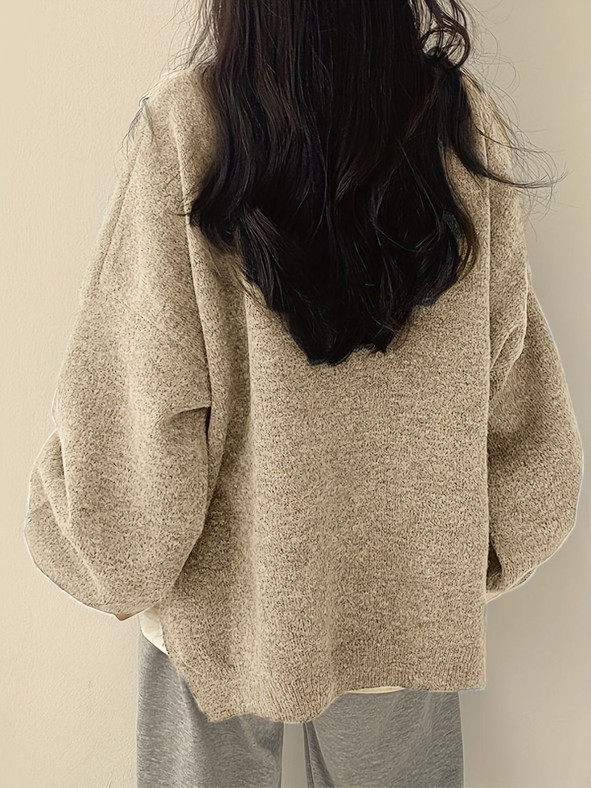 Floriane Oversized Balloon Sleeve Sweater
