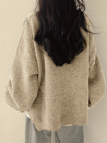 Floriane Oversized Balloon Sleeve Sweater