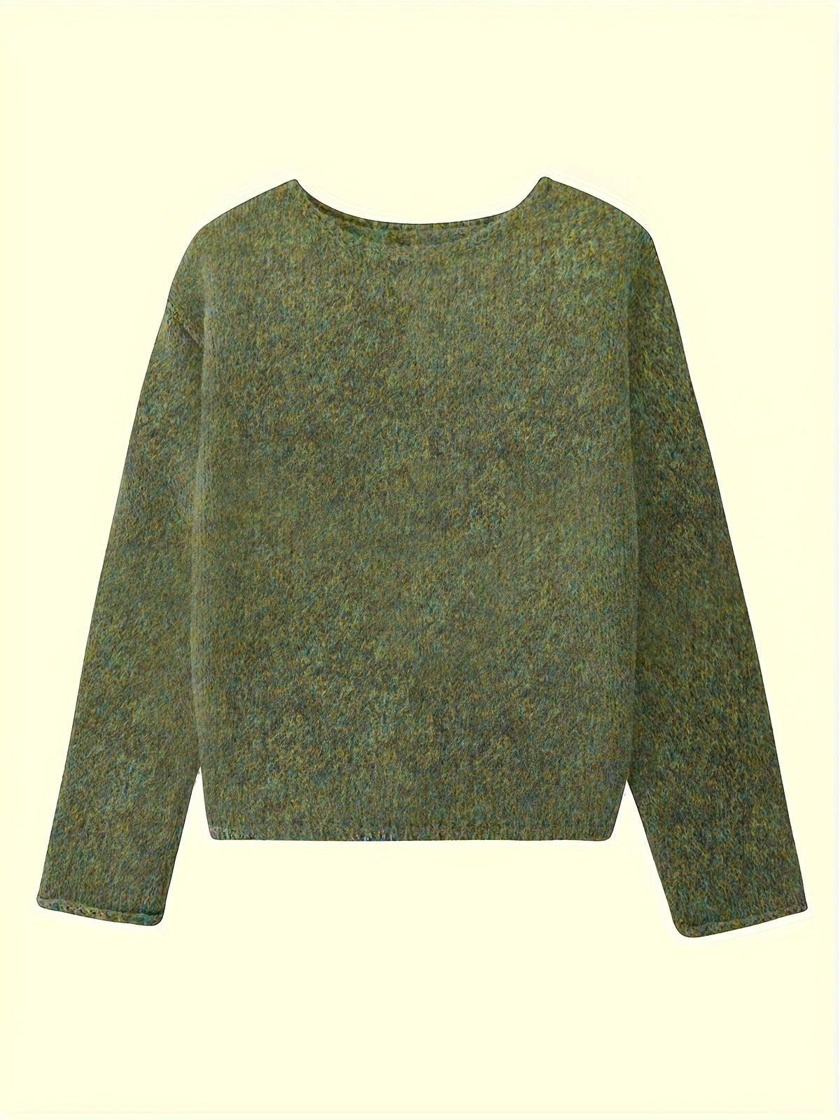 Natalina Relaxed Crew-Neck Knit Sweater