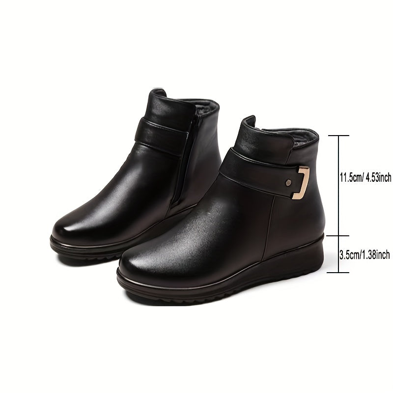 Marcella Buckle Ankle Boots