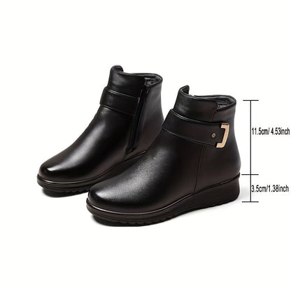 Marcella Buckle Ankle Boots