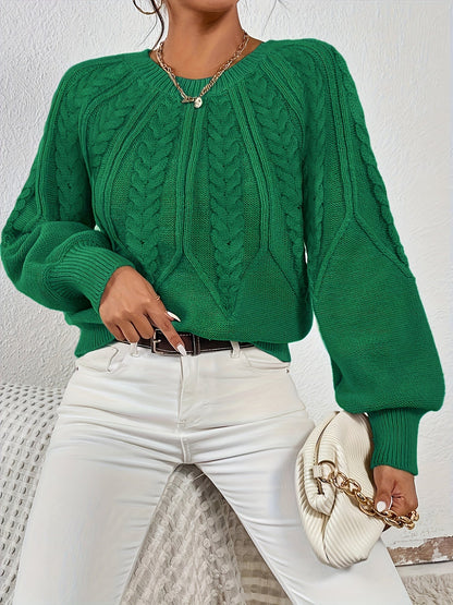 Lisandra Relaxed Cable-Knit Sweater