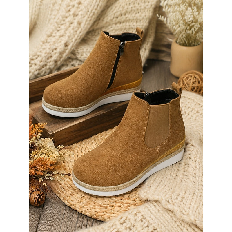 Paloma Wedge Ankle Boots