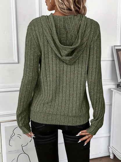 Lorena Textured Pullover Hoodie