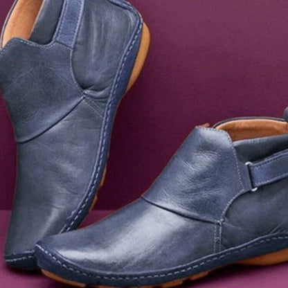 Valencia | Women's Textured Leather Ankle Boots