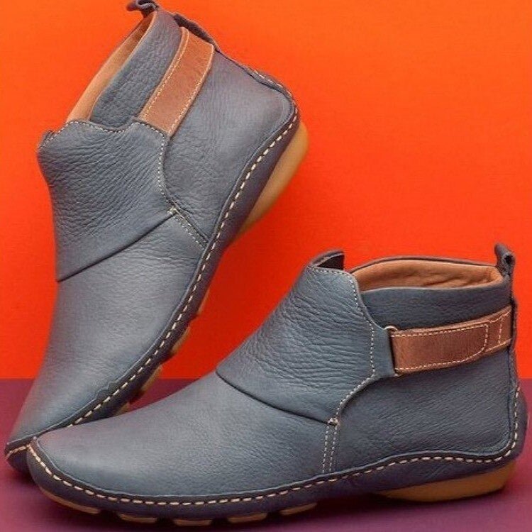 Valencia | Women's Textured Leather Ankle Boots