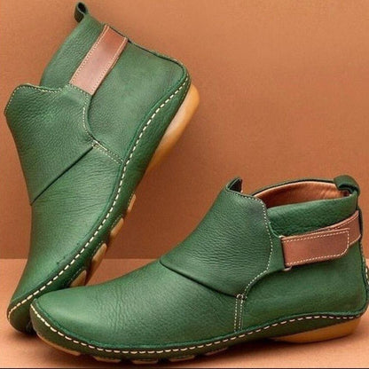 Valencia | Women's Textured Leather Ankle Boots