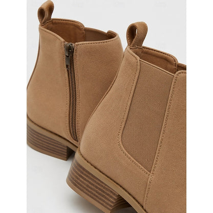 Adriana Pointed Toe Block Heel Ankle Boots