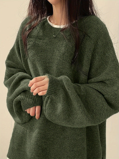 Floriane Oversized Balloon Sleeve Sweater
