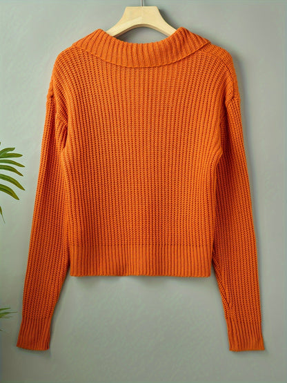 Aveline Ribbed Knit Sweater