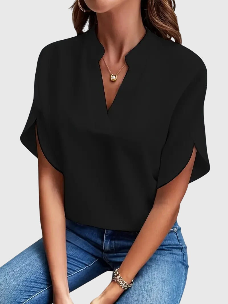 Amara Soft V-Neck Blouse