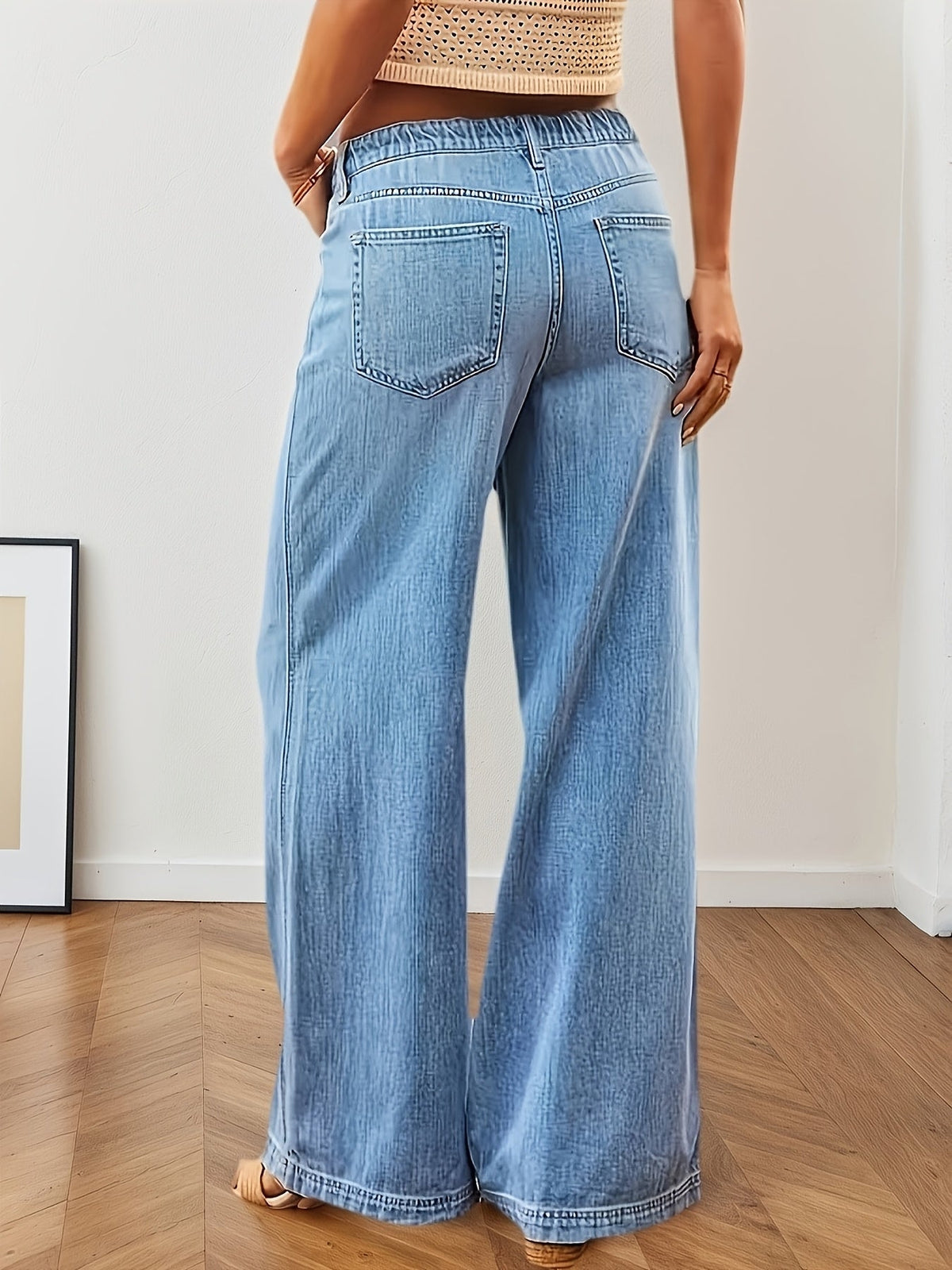 Mireille Stretch Wide-Leg Lounge Pants