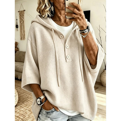 Fiora Hooded Knit Sweater