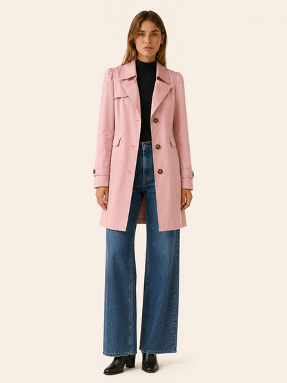 Vespera Short Tailored Trench Coat