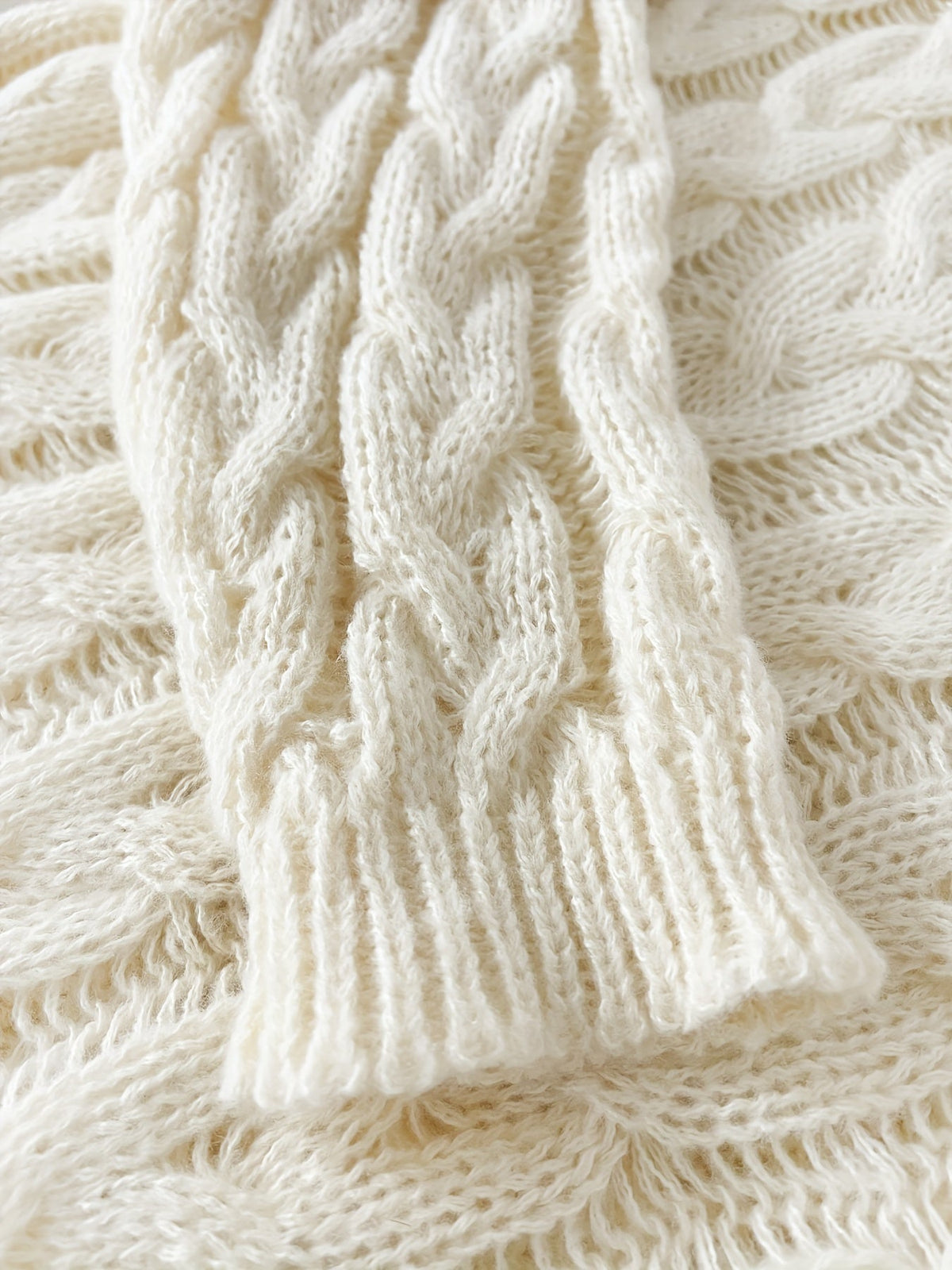 Adriana Relaxed Cable-Knit Sweater