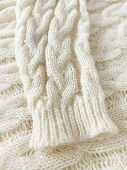 Adriana Relaxed Cable-Knit Sweater