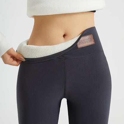Ines High-Waist Fleece-Lined Leggings