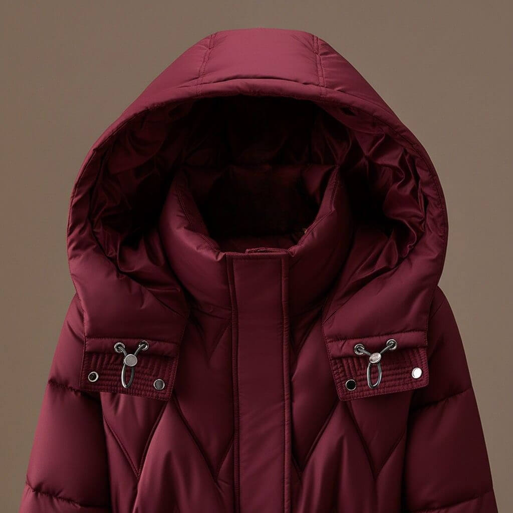 Linnea Quilted Hooded Long Coat