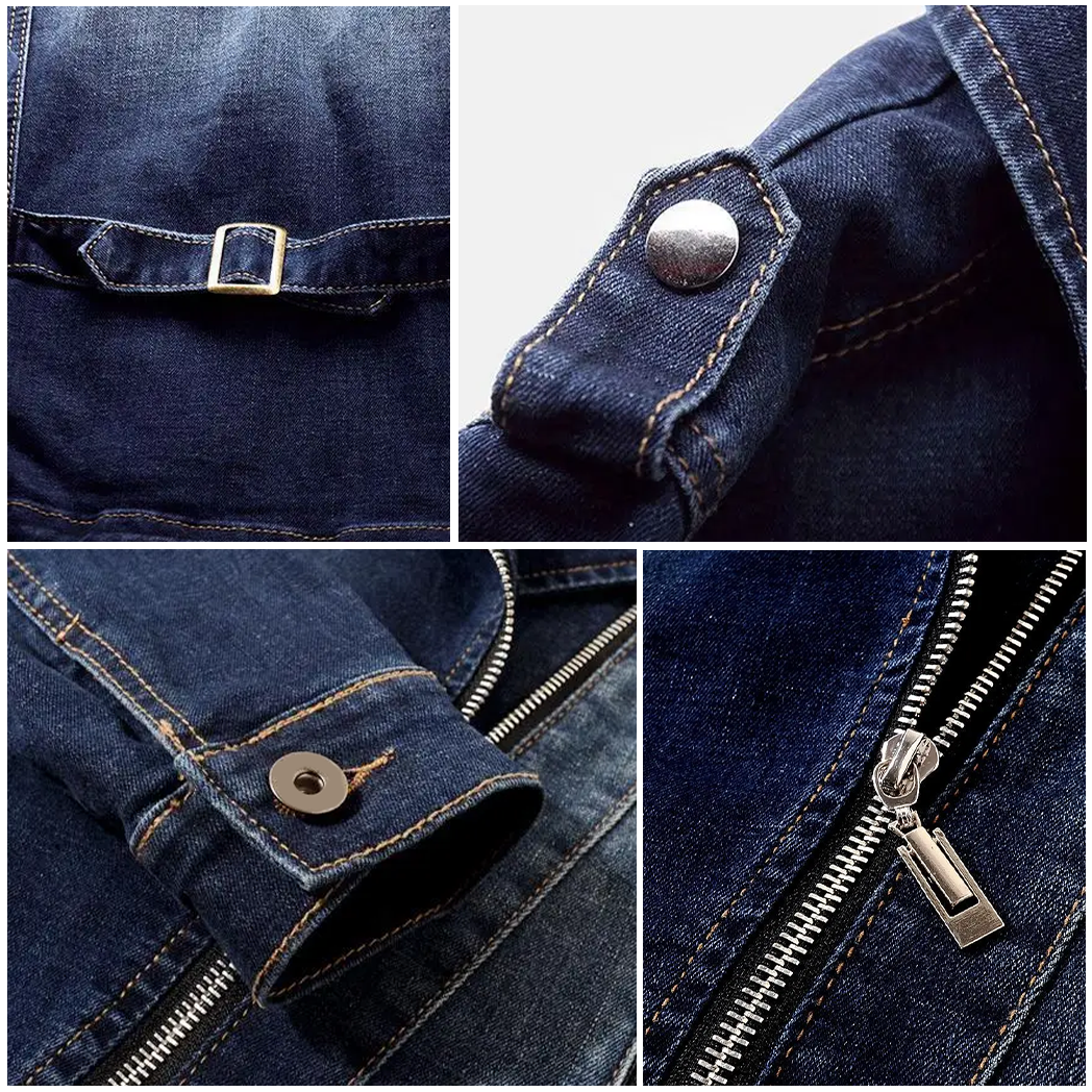 Sorella Fitted Denim Moto Jacket