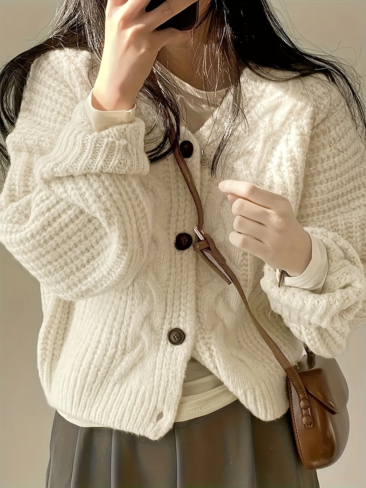 Maura Chunky Knit Cardigan