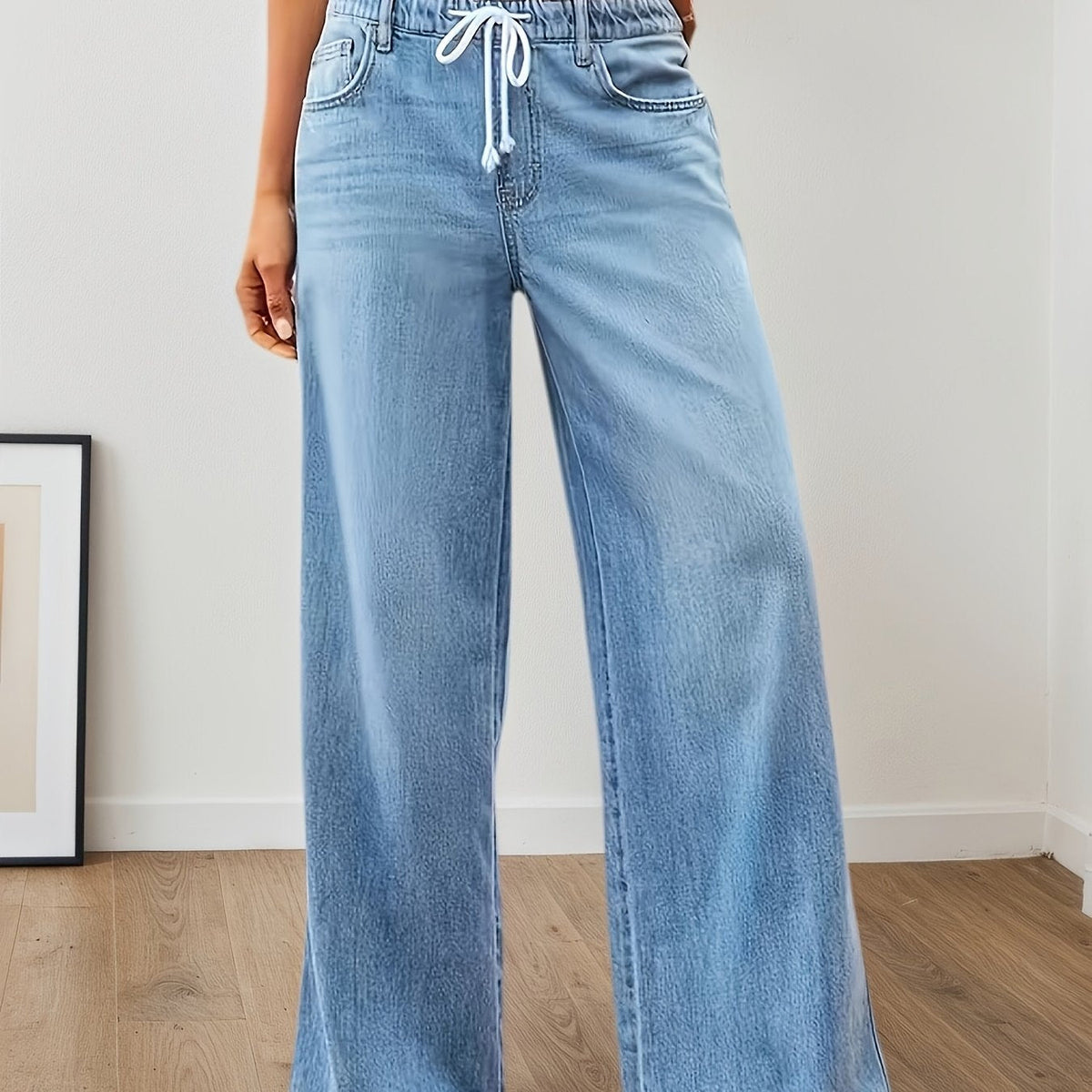 Mireille Stretch Wide-Leg Lounge Pants